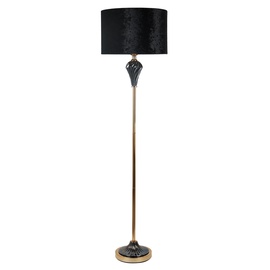 Home4you Luxo Standing Lamp 168cm Black/Gold