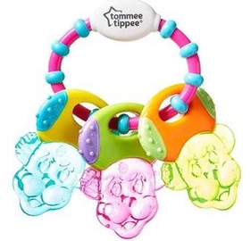 Zobu riņķis Tommee Tippee Teethe N Play, daudzkrāsains