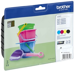 Brother LC221 Multipack B/C/M/Y