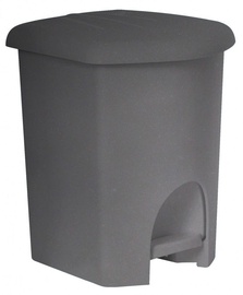 Plast Team Pedal Bin 32x30x38.5cm 16l Grey