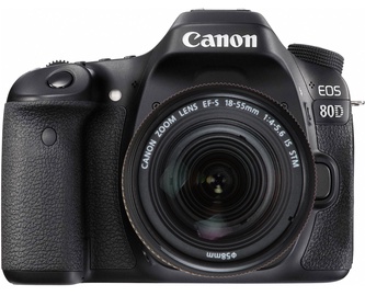 Peegelfotoaparaat Canon EOS 80D + EF-S 18-55mm f/4-5.6 IS STM