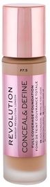 Makeup Revolution London Conceal & Define Foundation 23ml F7.5