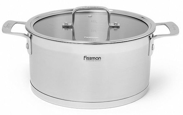Fissman Fobus Casserole With Glass Lid D26cm 10.6l