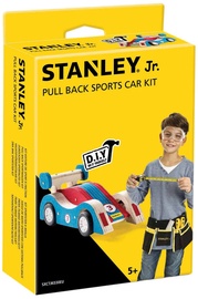 Koka figūru ražošanas komplekts Stanley Jr Pull Back Sport Car Kit JK030-SY, daudzkrāsaina