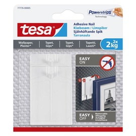 Āķis Tesa Powerstrips, 2 gab., balta