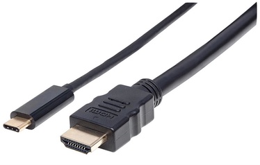 Manhattan USB Type-C to HDMI Black 2m