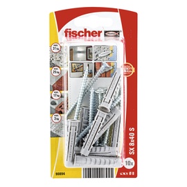 Dībelis Fischer, 8x40 mm, 10 gab.