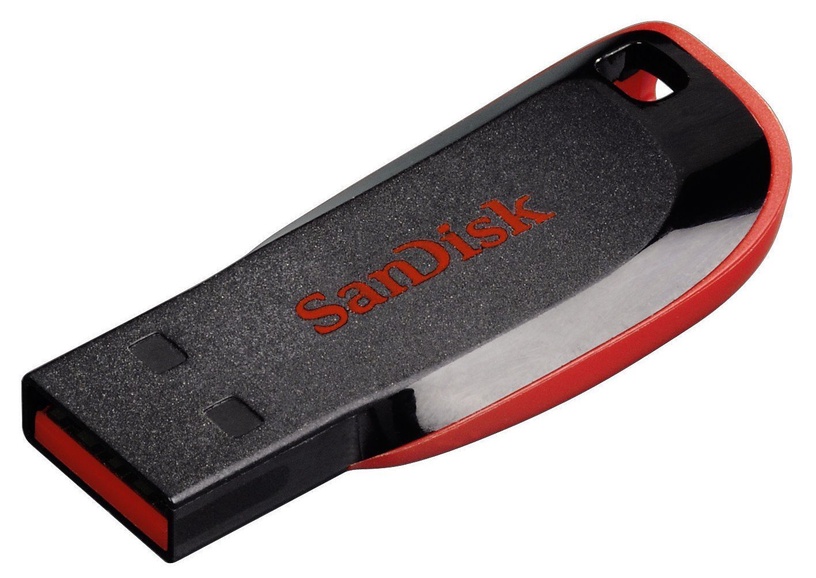 USB zibatmiņa SanDisk Cruzer Blade, sarkana, 32 GB