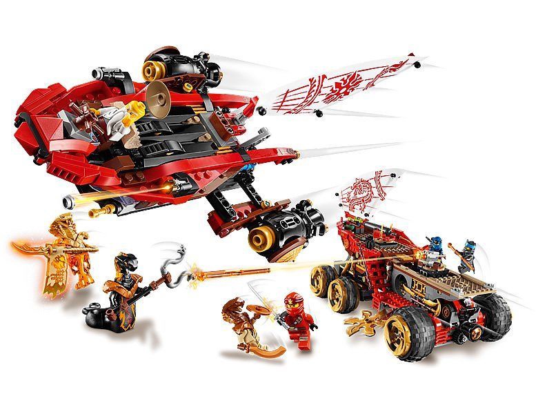 Конструктор LEGO Ninjago Райский уголок 70677, 1178 шт.