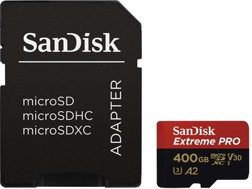 Mälukaart SanDisk Extreme Pro 400GB microSDXC V30 UHS-I Class 10