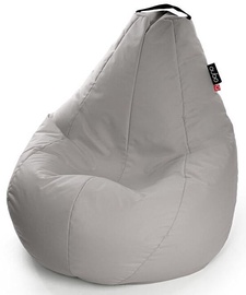 Кресло-мешок Qubo Comfort 120 Pebble Pop Fit, серый, 250 л