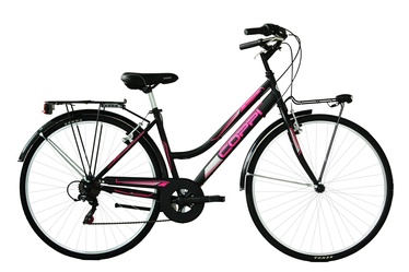 Coppi City Bike Lady 28'' 43 Black/Pink