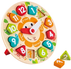 Medinė dėlionė Hape Chunky Clock E1622A