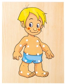 Dekoravimo rinkinys Woody Baby Boy Lacing Dress Up 90018