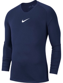 Футболка с длинными рукавами, мужские Nike Dry Park First Layer, синий, XL