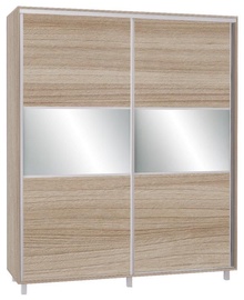 Spinta Bodzio SZP200W Latte, 200x60x240 cm, su veidrodžiu