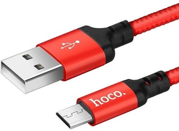 Hoco Premium Times Speed X14 USB To Micro USB Cable 2m Black/Red