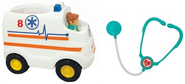 Interaktyvus žaislas Kiddieland Light And Sound Activity Ambulance 053009