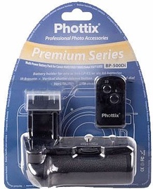 Phottix Battery Grip BP-500Di (BG-E5) Premium + IR remote