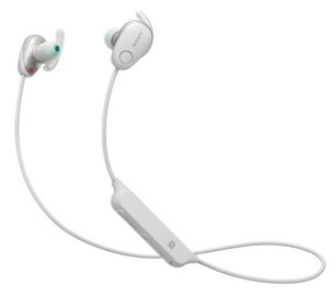 Ausinės Sony WI-SP600N White, belaidės