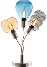 Nino Pesaro Table Lamp 3x40W E14 Nickel/Multi