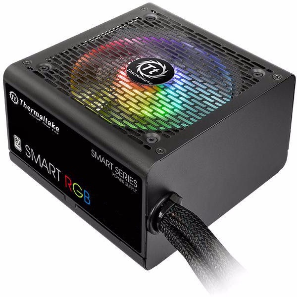 Maitinimo blokas Thermaltake Smart RGB PS-SPR-0500NHSAWE-1 500 W, 12 cm