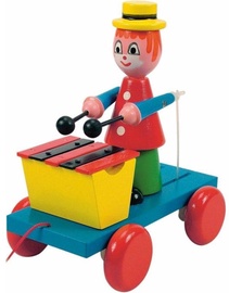 Woodyland Pull Along Clown Wit Xylophone 90198