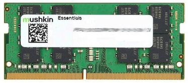 Оперативная память (RAM) Mushkin Essentials MES4S213FF16G28, DDR4 (SO-DIMM), 16 GB, 2133 MHz