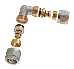 Izjaucams līkums, izmērs 18x18 mm, TDM Brass