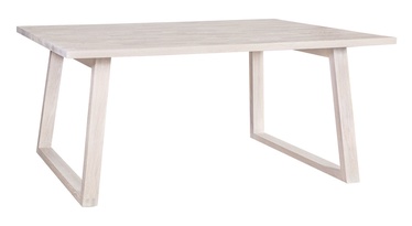Pusdienu galds Home4you Oxford White, 2000x1000x750 mm