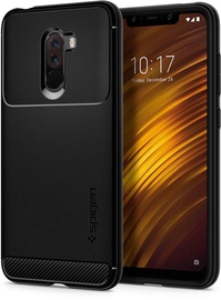 Spigen Rugged Armor Back Case For Xiaomi Pocophone F1 Black