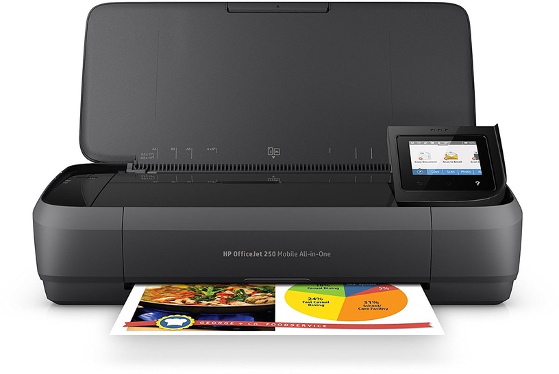 Daudzfunkciju printeris HP Officejet 250, tintes, krāsains