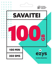 Ežys pakuotė 100 GB savaitei