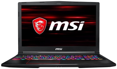 Nešiojamas kompiuteris MSI GE63 8RF-001PL Raider RGB
