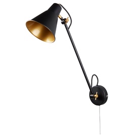 LAMPA SIENAS WALL 6302BK 60W E27