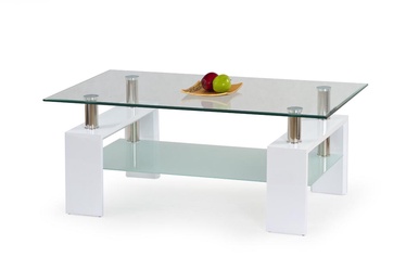 Kafijas galdiņš Halmar Diana H, balta, 1100x600x550 mm