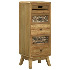 Шкаф VLX Wood, коричневый, 37 см x 30 см x 97.5 см