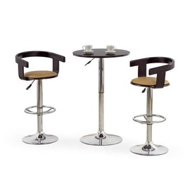 Барный стул Halmar H-8 Black/Coffee, 1 шт.