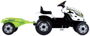 Трактор Smoby Farmer XL + Trailer, белый/зеленый