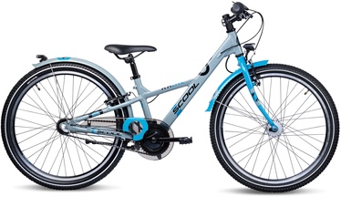 Vaikiškas dviratis Scool XXlite 24'' Grey 20