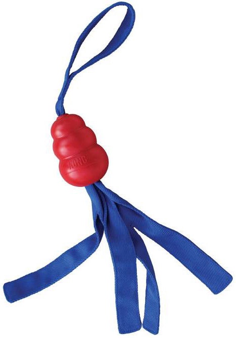 Mänguasi koerale Kong Tails, 55.9 cm, Ø 8.9 cm, sinine/punane, XL