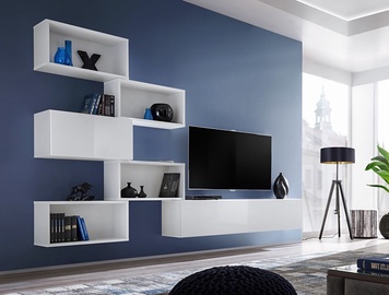 ASM Blox VIII Living Room Wall Unit Set White
