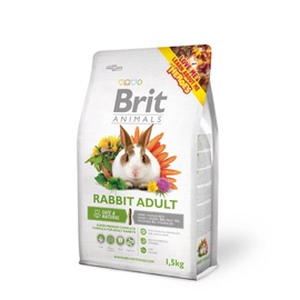 Корм для грызунов Brit Animals Rabbit Adult Complete, для кроликов, 1.5 кг