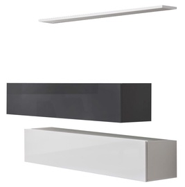 ASM Switch SB II Hanging Cabinet/Shelf Set White/Graphite