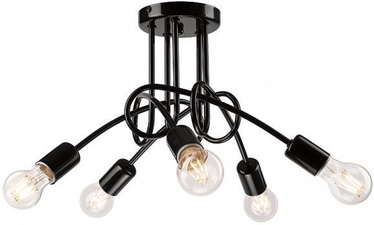 Lamkur Spiral Ceiling Lamp 5x40W E27 Black