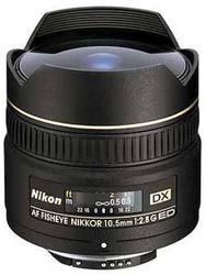 Objektīvs Nikon NIKKOR AF DX FISHEYE-NIKKOR 105/2.8G ED, 300 g