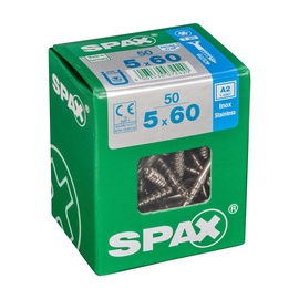 PUIDUKRUVI SPAX A2 5X60 TX 50 TK.