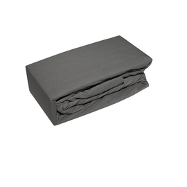 Voodilina Okko Neutral Gray 17-4402, hall, 180 x 200 cm, 200 cm x 180 cm, kummiga
