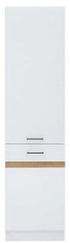 Virtuvinė spintelė Black Red White Right Junona Line D2D/50/195P White, 500x570x1950 mm