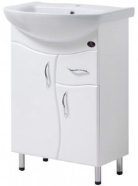 Шкаф для ванной Julius Trading Econom T0159 528x820x292mm White